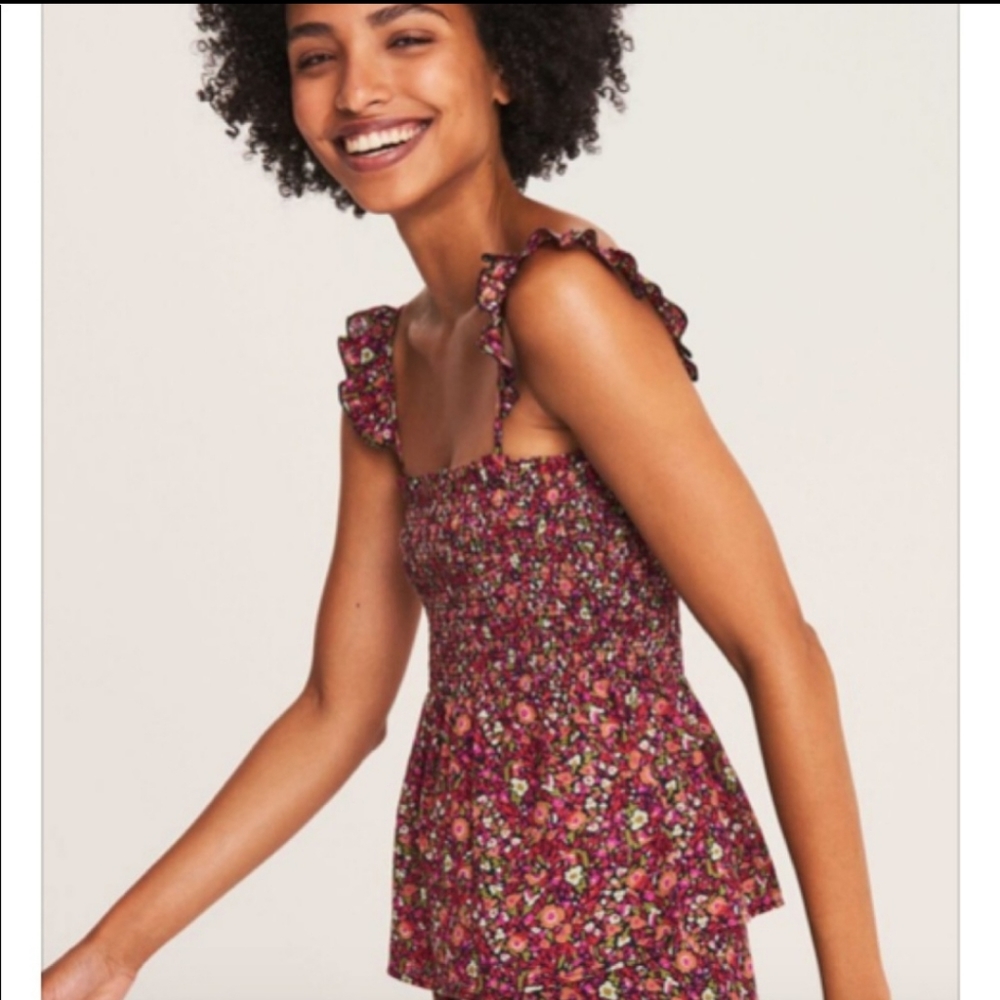 BA&SH Sweety Top Noir Cottagecore Size 2 / Medium / US 6 NWT